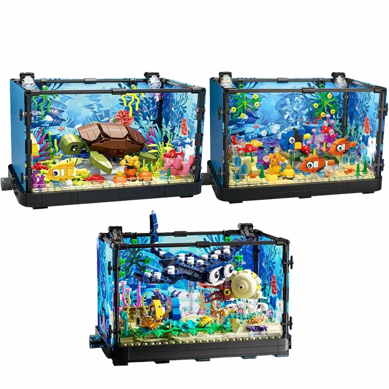 Zestaw klocków do budowy akwar – Aquarium Marine Lights recenzja i cena