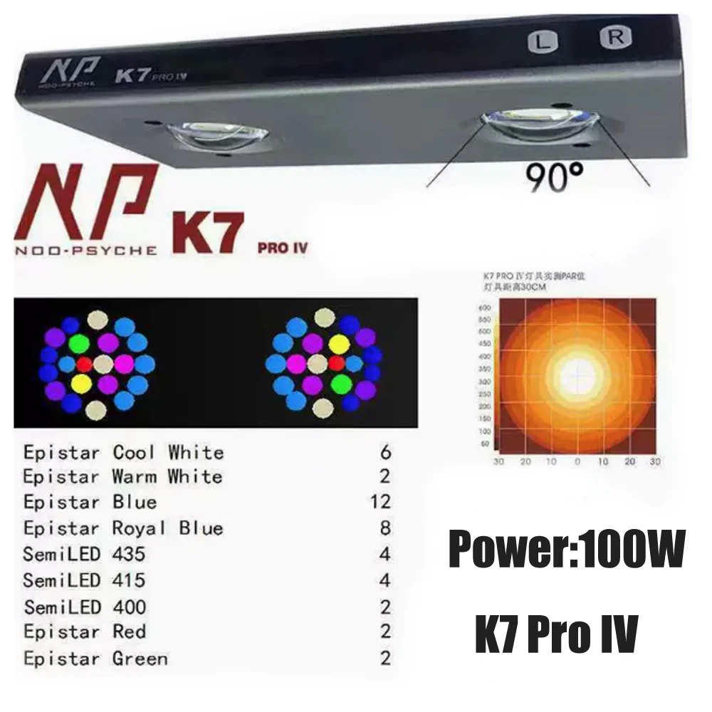 Noopsyche NP K7Pro IV 100W Apl – Reef Aquarium recenzja i cena