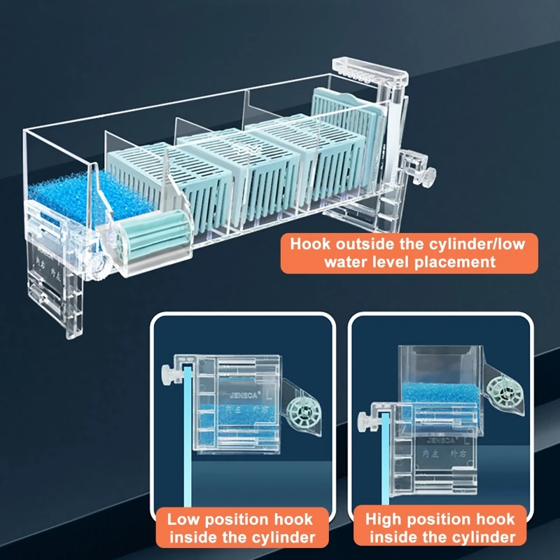 220V akwarium naścienny wałek  – Reef Tank Filter recenzja i cena
